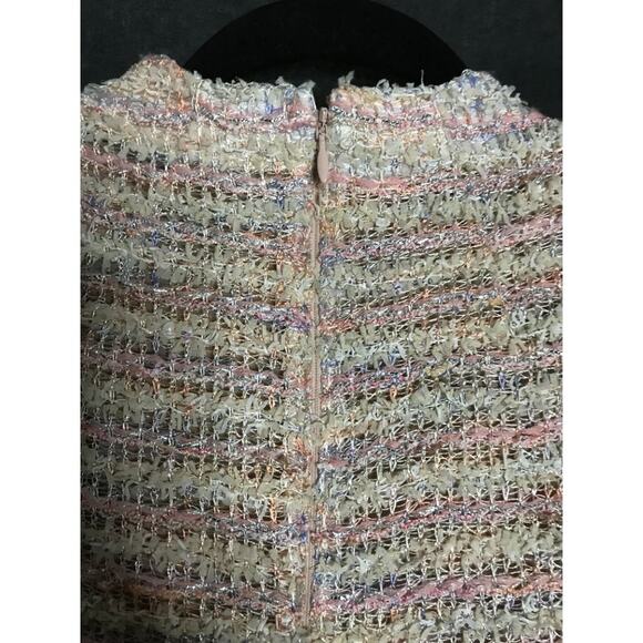 St John Long-sleeved Tweed Midi‎ Dress In Pink Size 8 $2157 - Picture 10 of 12